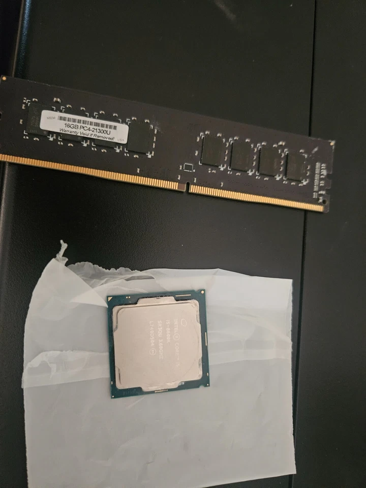 I5-8600K, FACTORY COOLER & 16GB DDR4 (2x) DESKTOP RAM 2666mhz - Image 3 of 3