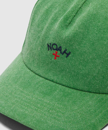Noah NY core logo Green denim Snapback cap !!! supreme palace kith stussy - Picture 2 of 4