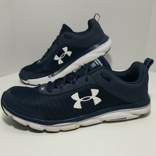 Under Armour Men's Charged Assert 8 Running Shoes sz 13 Navy/white 3021952-401