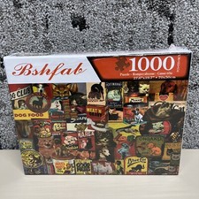 NEW SEALED BSHFAB 1000 PIECE JIGSAW PUZZLE OF CATS DOGS - 27.6" X 19.7"