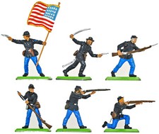 Britains Deetail  400 - 1st Version Union Infantry - ex condition - 1971