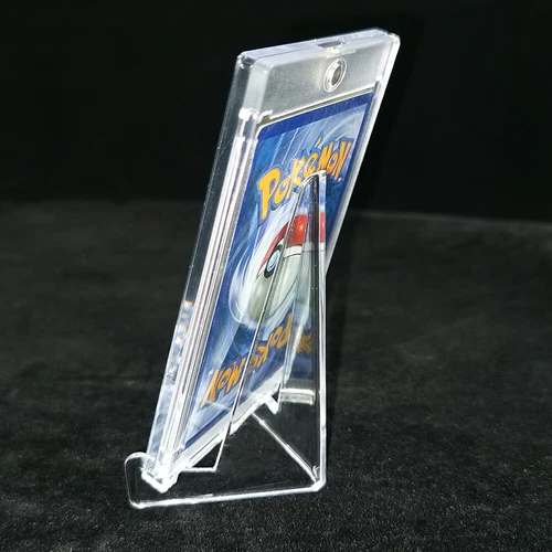 10/20/50 Pcs Clear Acrylic Trading Card Stands Coins Sports Cards Display Holder - Picture 9 of 12