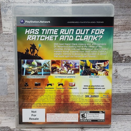 Ratchet & Clank Future: A Crack in Time PS3 - Not for Resale - Complete CIB - Picture 2 of 11