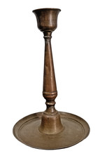 Vintage Old Antique Heavy Brass Rare Oil Lamp / Diya / Candle Stand Collectible