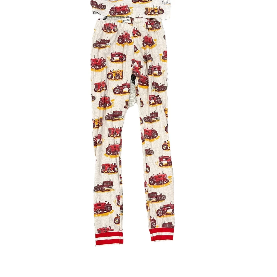 Conjunto de pijama orgánico Hatley Tractores vintage para niños talla 10 de algodón orgánico pantalones  Foto 4 de 4