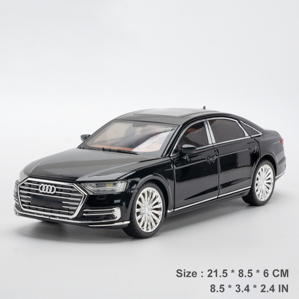 1:24 Diecast Vehicle for Audi A8 Model Car Collectible Toy