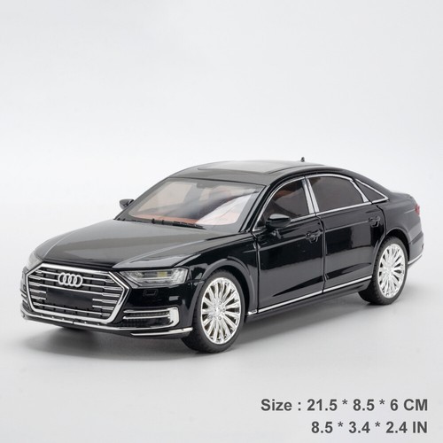 1:24 Diecast Vehicle for Audi A8 Model Car Collectible Toy Sound Light Toy Gifts - Picture 15 of 16