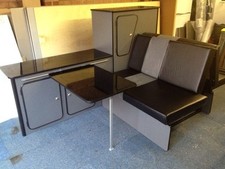 SWB LIGHTWEIGHT VOHRINGER PLY VW TRANSPORTER T4 T5 CABINET + UPHOLSTERED RnR BED