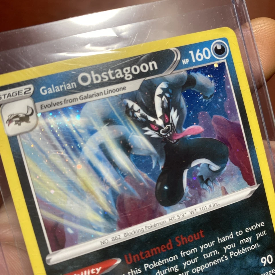 Swirl Galarian Obstagoon SWSH059 SWSH: Sword & Shield Promo Pokemon Card c364 - Image 3 of 4