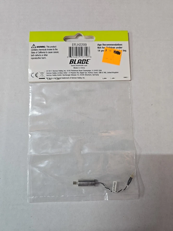 E-flite Blade EFLH2209 Motor with Pinion, Left: BMCX - Image 2 of 2