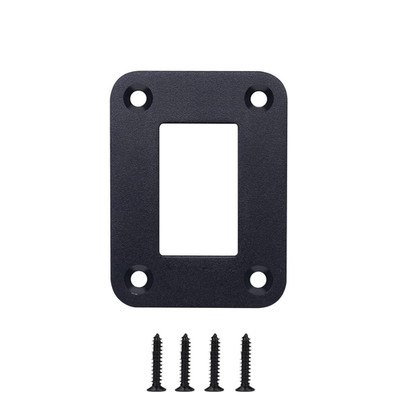 Switch Panel, 1 Gang Rocker Toggle Switch Aluminum Housing Bracket Waterproof