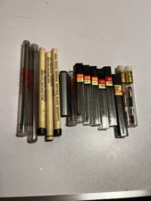 Vintage Mechanical Pencil Lead & Eraser Lot Pentel SAF Eagle Wearever Mixed