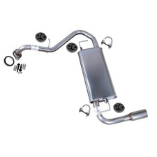 Stainless Steel Intermediate Pipe Muffler Tail Pipe Kit Fits 06-08 Matrix 1.8l