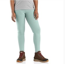 NWT Carhartt Women's Force Fitted Lightweight Utility Legging Size M,Blue Surf
