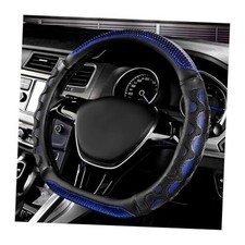 Car Steering Wheel Cover, 15 Inch Anti-Slip Steering Wheel Cover Protector Blue