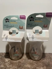 12M+ Tommee Tippee Winter Wonderland Sportee Bottle Sippy Cup 2 Pack