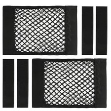 Universal Mesh Cargo Net with Tape Stickers Car Stretchable 15.7x9.8 Inch
