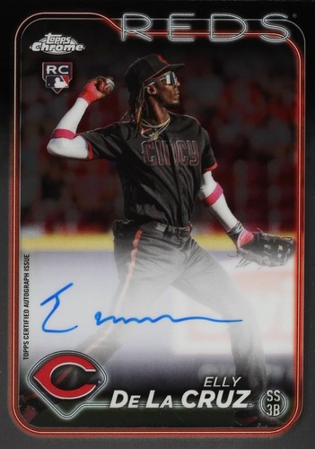 Elly De La Cruz Rookie Auto Green Refractor /99 - 2024 Topps
