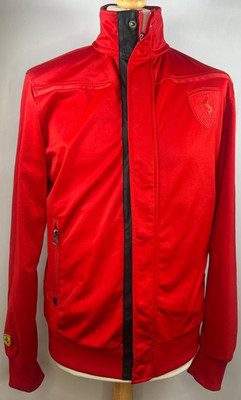 Puma x Ferrari Scuderia Trainingsjacke - Erwachsene Größe M Medium - Rot