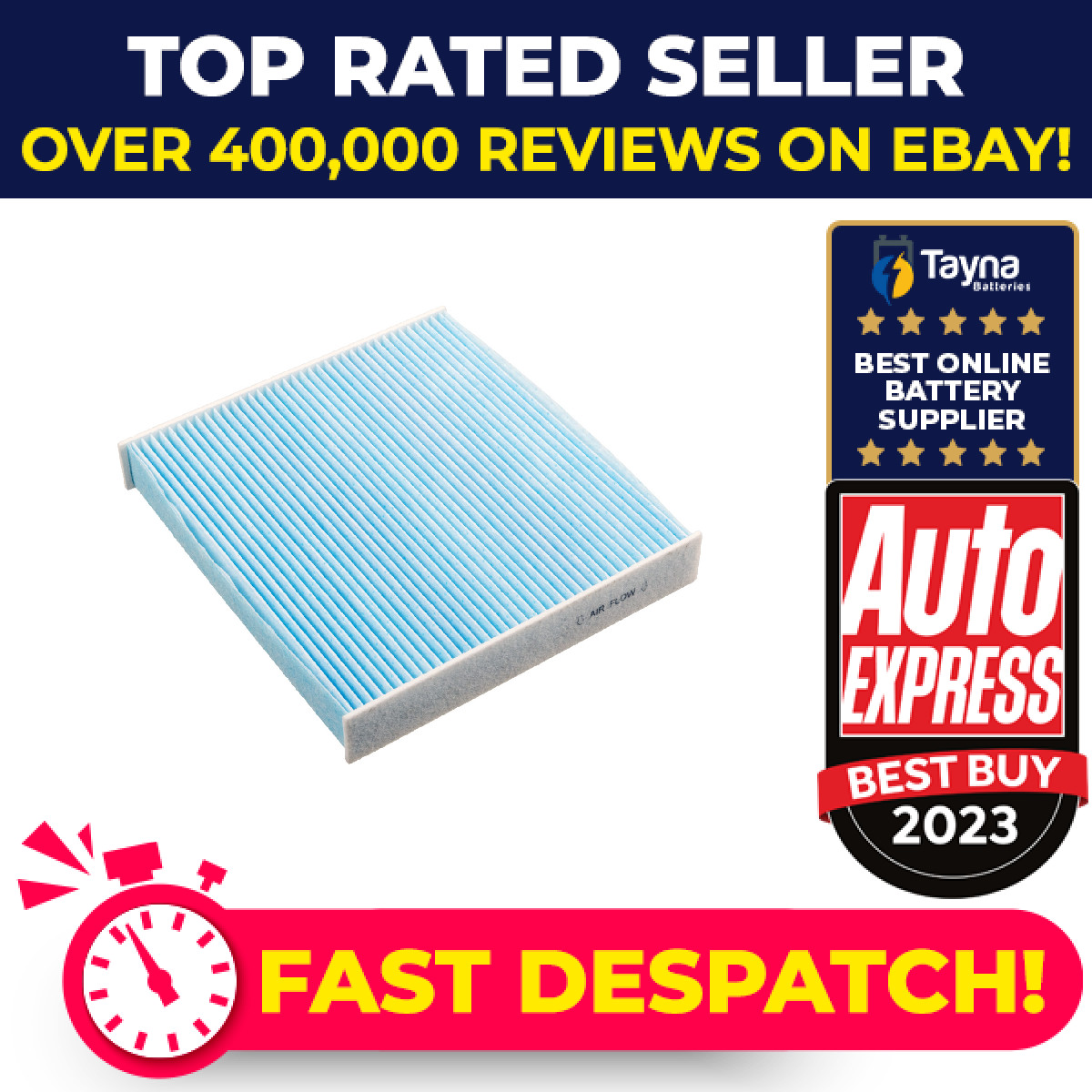Pollen / Cabin Filter fits LEXUS CT200H 1.8 2011 on 2ZR-FXE Blue Print Quality