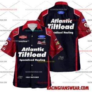 Cole Butcher Nascar Racing 2026 Uniform Apparel Clothes Hawaiian Polo Shirts