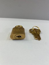 Louis Vuitton Padlock Silver, Gold, Old Gold Brass 2 keys 315 - 318