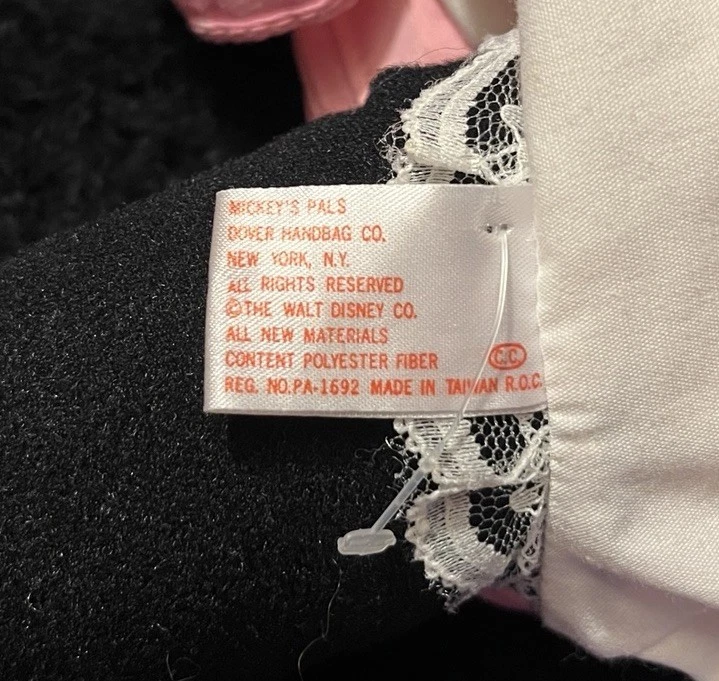 De colección Minnie Mouse Mickey's Pals Muñeca de Peluche Rosa Mochila Dover Bolso de Mano Cartera Foto 4 de 4