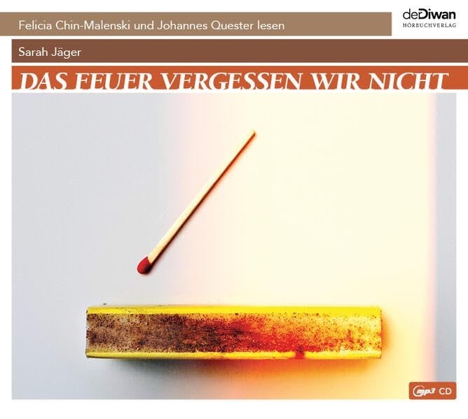 CD Das Feuer vergessen wir nicht Sarah Jäger mp3 Hörbuch Digipack (K280)