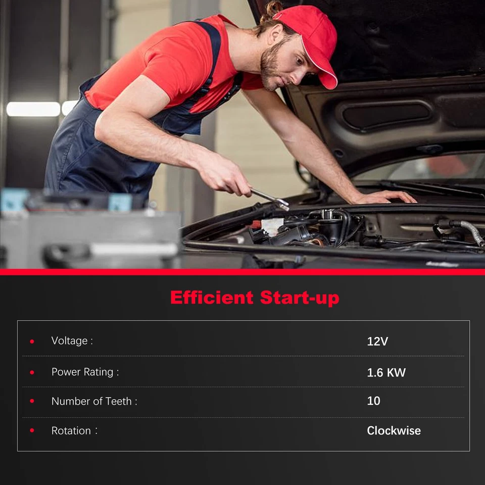 Starter For 2003 2004 2005 2006-2008 Pontiac Vibe Toyota Corolla Matrix 17841 Foto 2 de 4