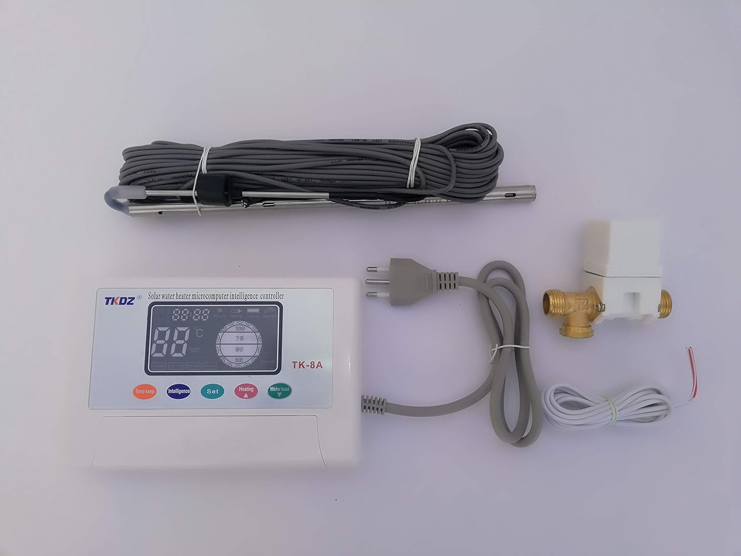 TK8A Centralina Gestione Solare Termico 220V + Sonda e Valvola 12V