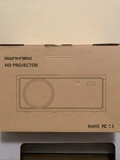 4K Support Projector with Wifi and Bluetooth, OWNKNEW Portable Mini Projector M1