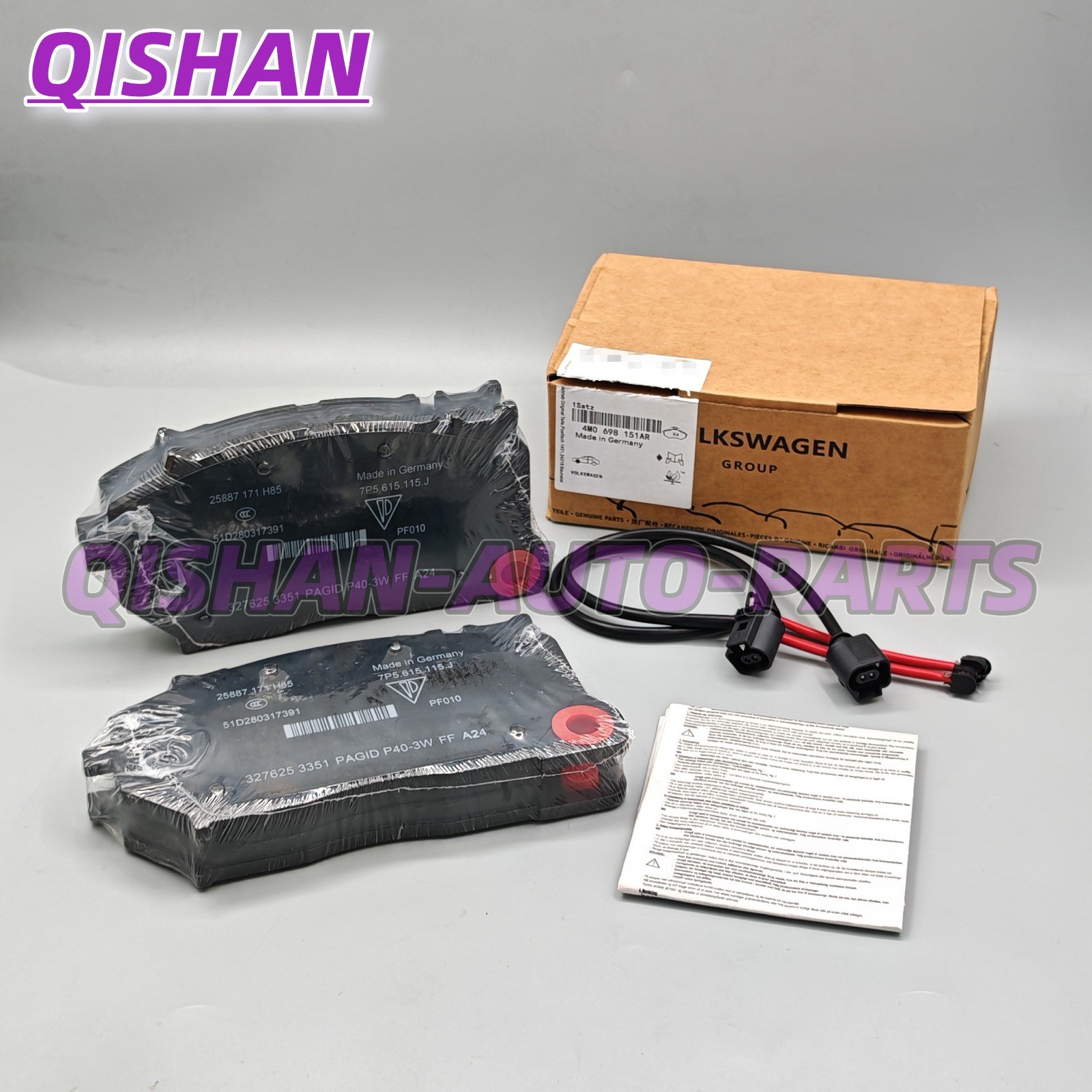 Lamborghini Urus 2018-2020 Front Brake pad kits Set P/N 4M0698151AR