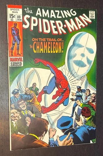 AMAZING SPIDER MAN #80 (Marvel Comics 1970) -- Bronze Age Superheroes -- VF-