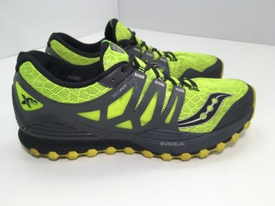 Saucony S20325-4 ISO Xodus Trial Mens Size 12 Lime Green Sneakers