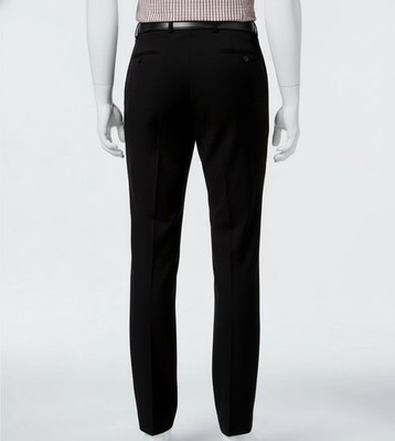 Calvin Klein Mens Slim Fit Dress Pants 36 / 29 Black