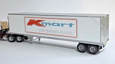 1:43 KMART Custom Box Trailer 1970-1980s Fruehauf Van Retro K-Mart Dist OOAK