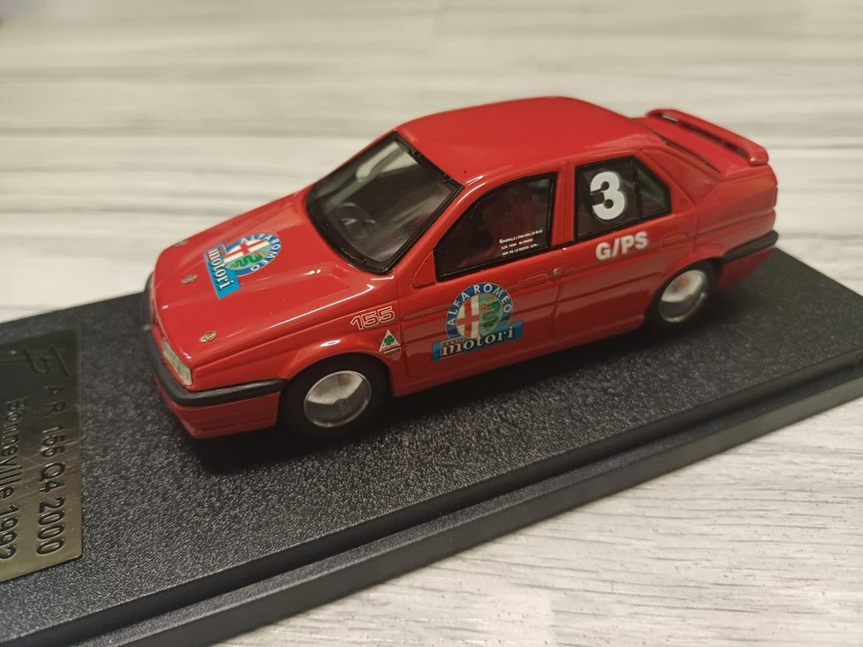 Alfa Romeo 155 Q4 S2000 Roadster Scala 1:43 Modellino Auto - BUILDING KIT - Immagine 3 di 4