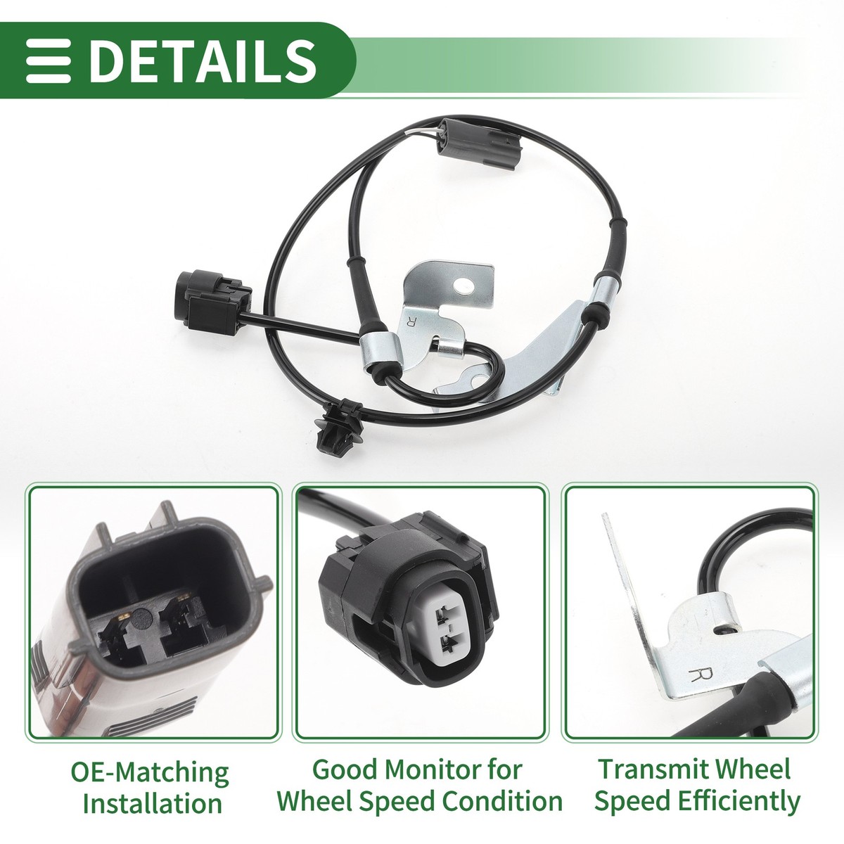ABS Wheel Speed Sensor ABS Sensor No.F1514370X for Mazda RX-8 03