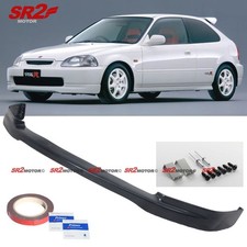For 96-98 Honda Civic 234dr Type R Style Pu Lip Front Body Bumper Kit Splitter For 96-98 Honda Civic 234dr Type R Style Pu Lip Front Body Bumper Kit Splitter