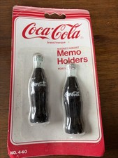 Coca-Cola Collectibles Coke Bottle Memo Holders New Vintage Sealed