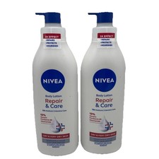 NIVEA Body Lotion Repair AND care 72hr, 3 x Effective,for Very Dry Skin, 2x400mL