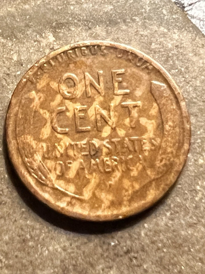 1928-D Lincoln wheat 1C,Major Improper Alloy Rev, L,&In God We Trust On Rim,rare - Image 2 of 4