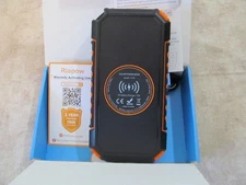 Riapow  T11W Power Bank Solar Charger Portable Orange  26800mAh NEW in BOX !!