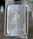 1973 MADISON MINT FINE SILVER ART BAR - THE JOKER