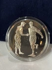 Sterling Silver Round JACKIE ROBINSON FM 100 Greatest Events In Sports History