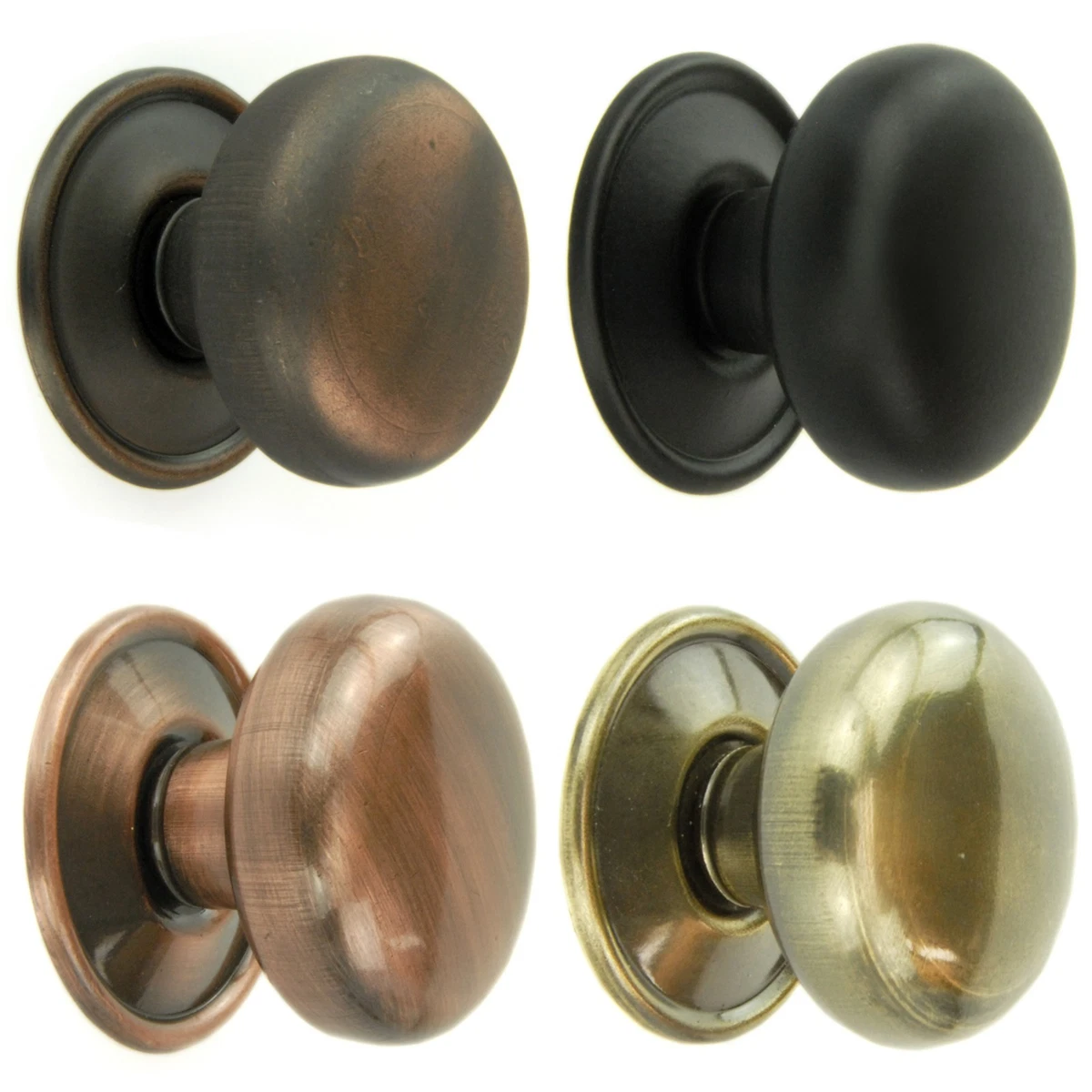Antique Style Round Metal Cabinet Handles – Kitchen Drawer & Dresser Pulls, Zinc Alloy