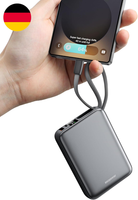 Eazpower Powerbank 45W Schnellladefunktion 20,000Mah Mit USB-C Kabel Integriert,