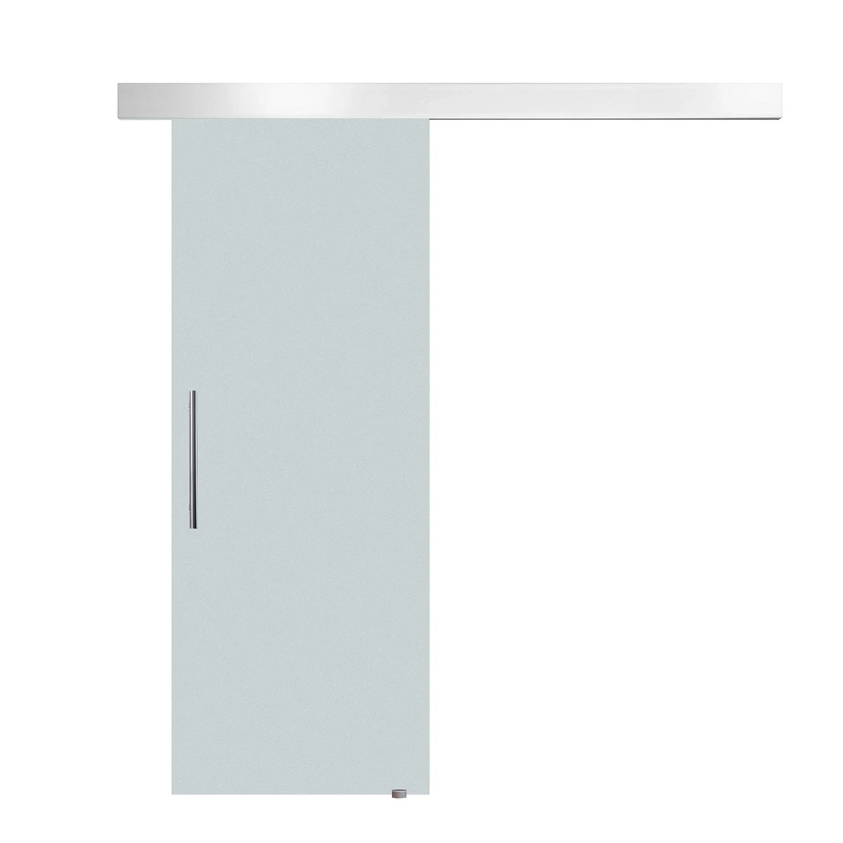 Kit Ferramenta Per Porte Scorrevoli Pieghevoli HOMCOM 152.5 Cm - Guida In Acciaio, Portata 90 Kg, Per 2 Ante | Risparmio Spazio