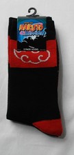Ripple Junction Unisex Naruto Shippuden 2 Pack Crew Socks BM7 Black One Size NWT