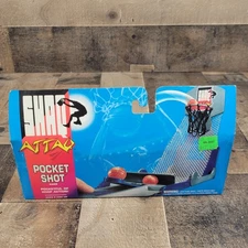 Vintage 1993 Kenner Shaq Attaq Pocket Shot Basketball Game Shaquille O'Neal NOS